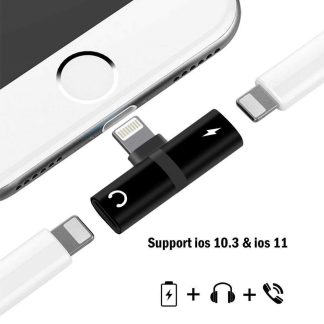 Adaptador // Lightning 1 macho - 2 hembra