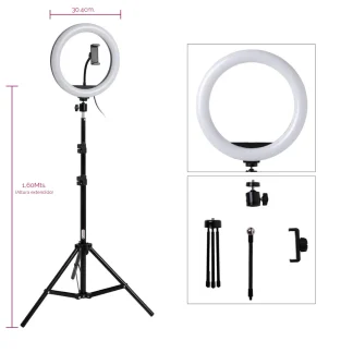 aro de luz blanca dash