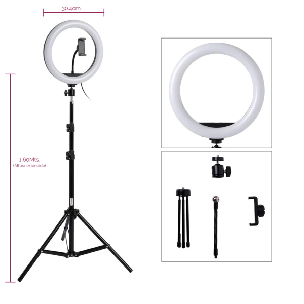 aro de luz blanca dash