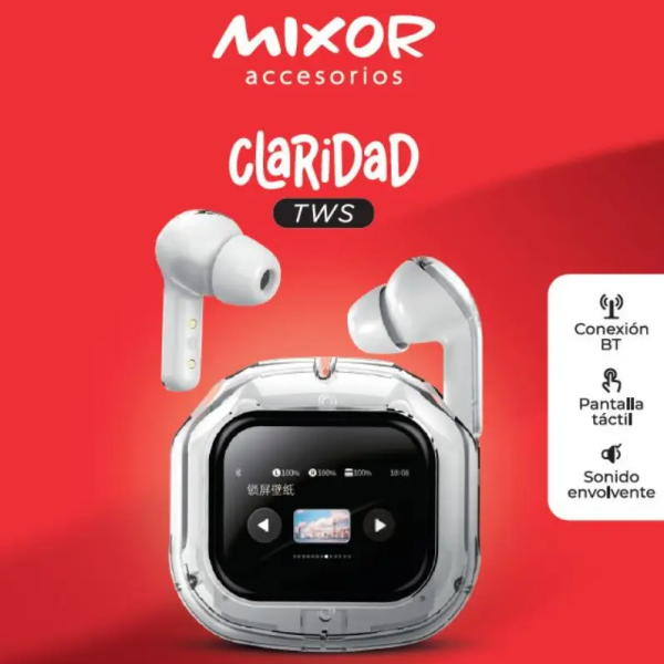auriculares mixor bluetooth tws claridad