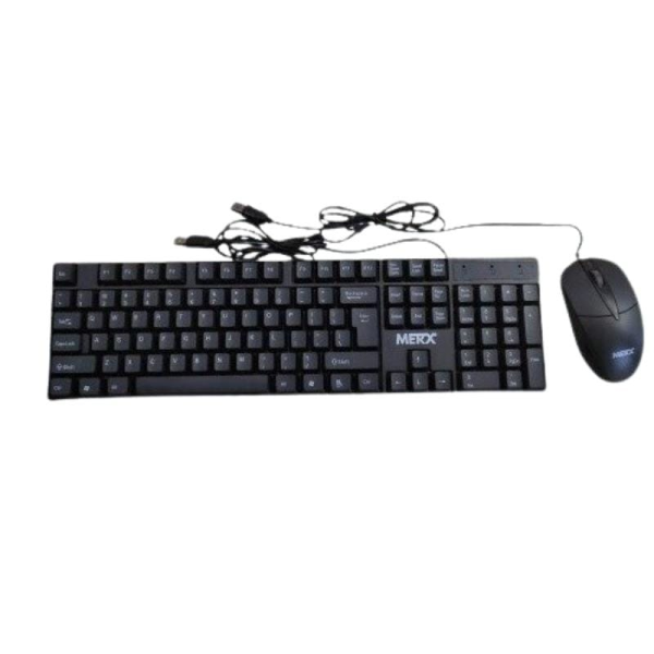 teclado y mouse con cable merx