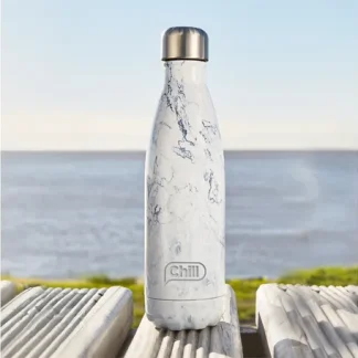 botella termica diseno marmol
