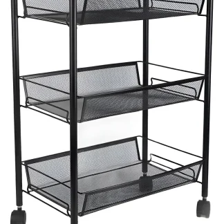CARRO ORGANIZADOR METALICO // 3 NIVELES