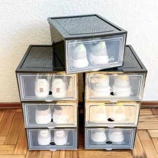 CAJA ORGANIZADORA ZAPATO APILABLE